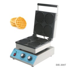 BH-3007 Gofrownica z 4 x okrągły gofer gofry waffle maszyna profesjonalna gastronomia