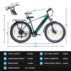 Górskie pojazdy Rower Elektryczny 1000W 100KM 27.5