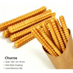 Gofrownica do Słodkich Frytek Mini Churros Gofrownica komercyjna do robienia gofrów w kształcie frytek CUKUS